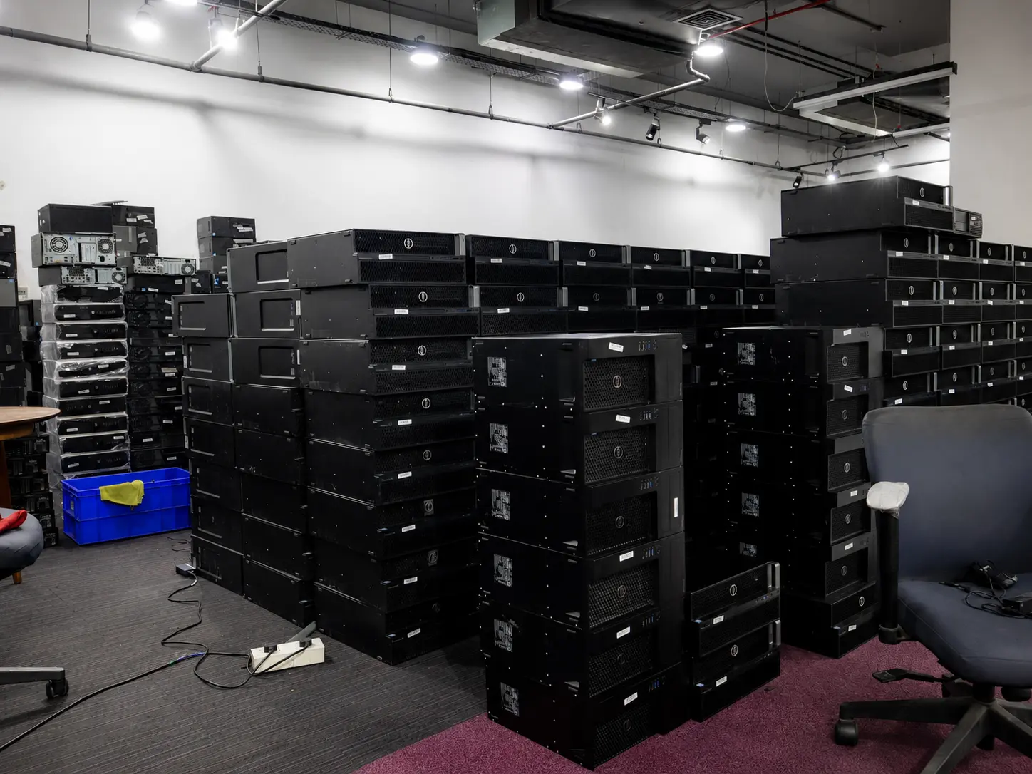 Desktop and workstation hardware stacked for verification