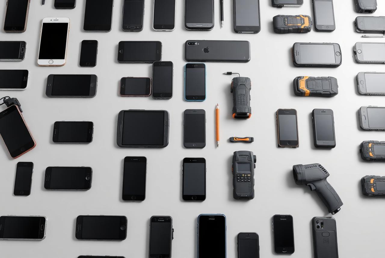 Enterprise smartphones, tablets and rugged handheld devices