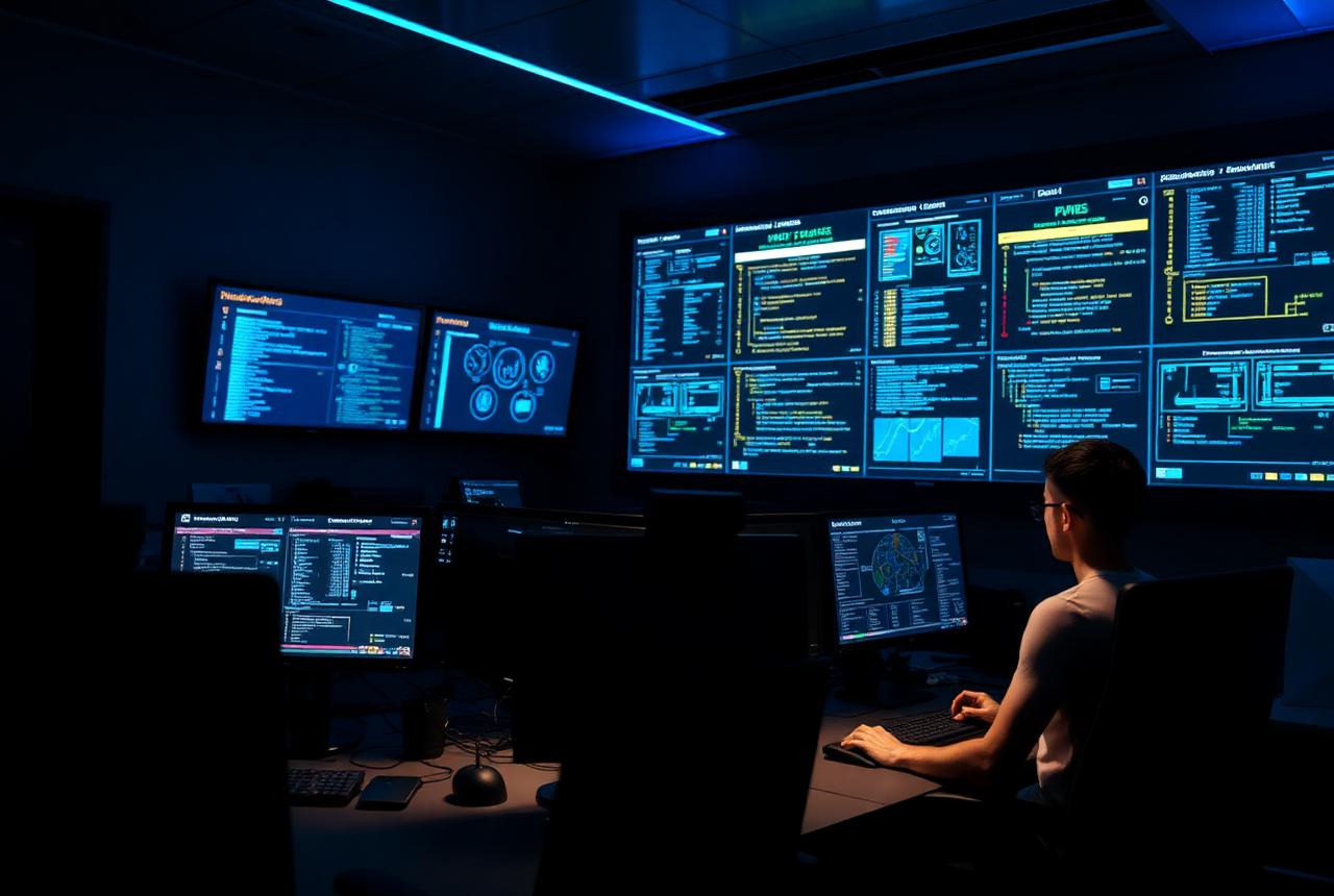 Security engineers implementing enterprise security tooling